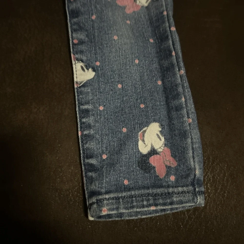Dinsey/Baby Gap Minnnie Mouse High Stretch Jeggings 4 Years Elastic Waist